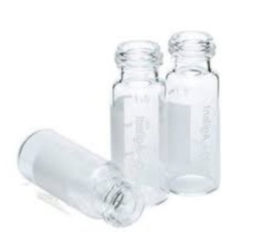 5182-0715  - AGILENT, 2mL Clear with Write-on Spot 9mm Certified Screw Vial, 12mm Neck, 100pk