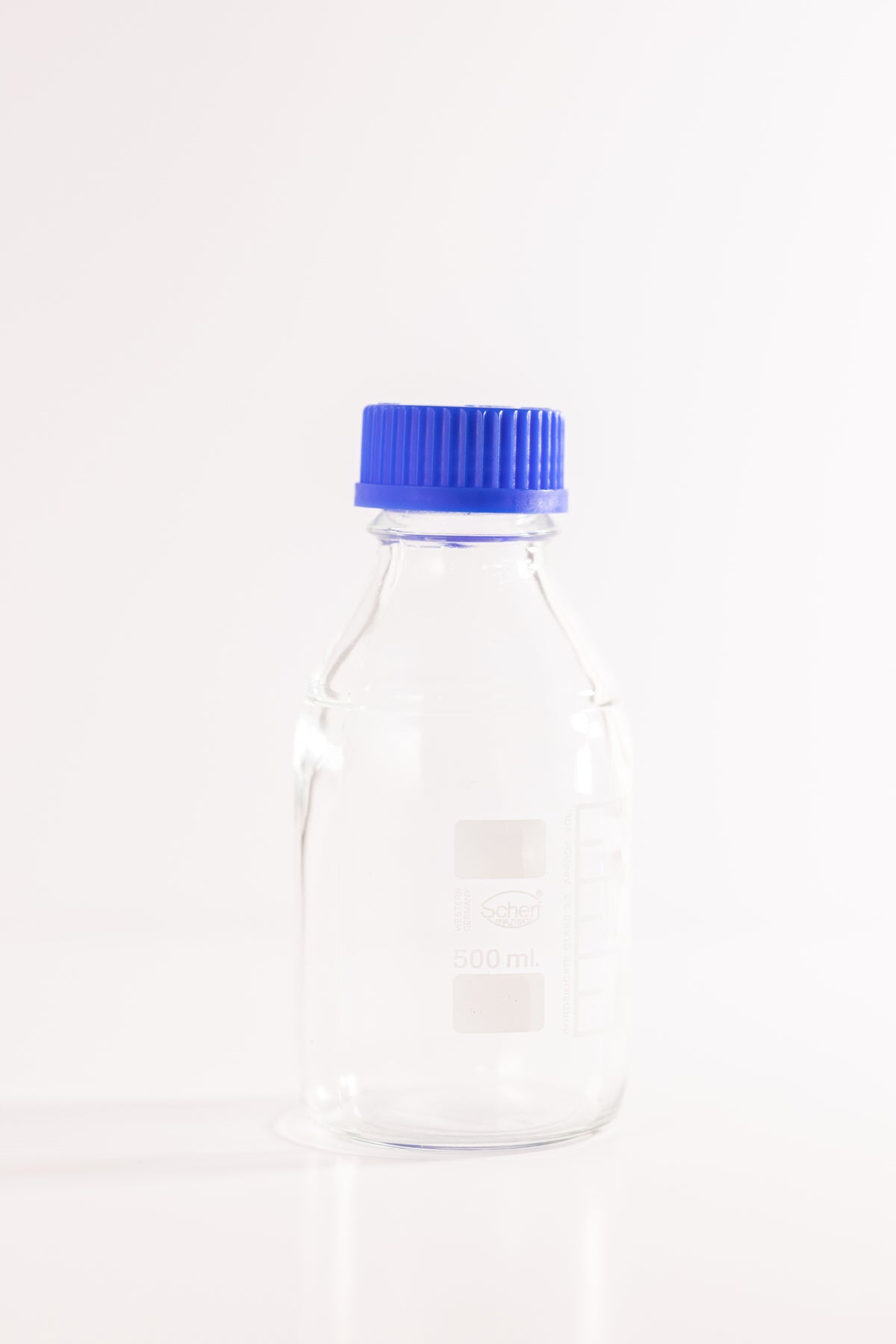 Schott Duran , Laboratory Bottle 500ml with GL45 Screw Cap Air Tight Seal